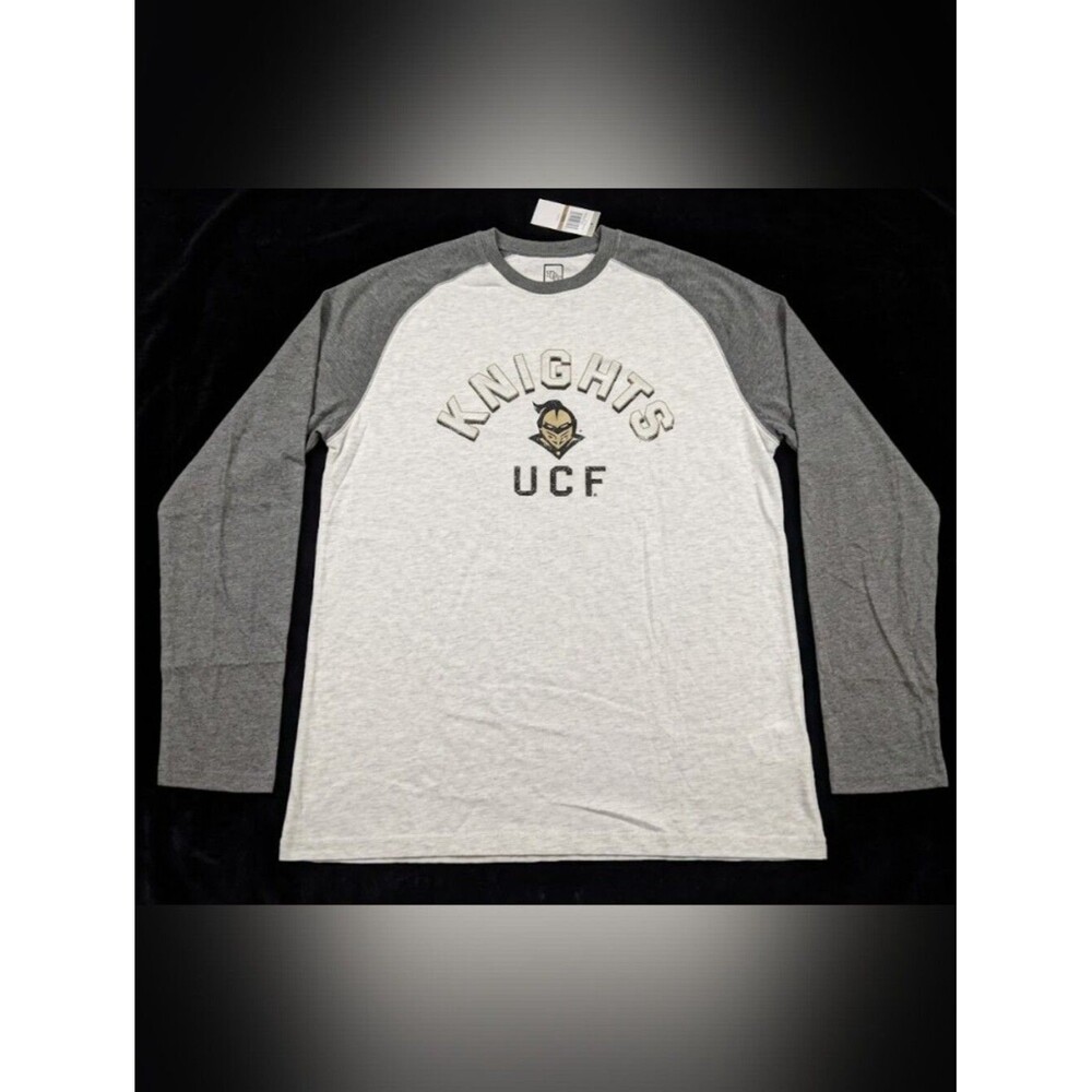 Pro Edge Men's UCF Knights Long-Sleeve Shirt Gray/Charcoal New Size XL